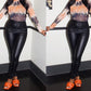The ultimate Faux Leather Pants w/ Extra stretch & Gap-proof waistband - Lilah Style