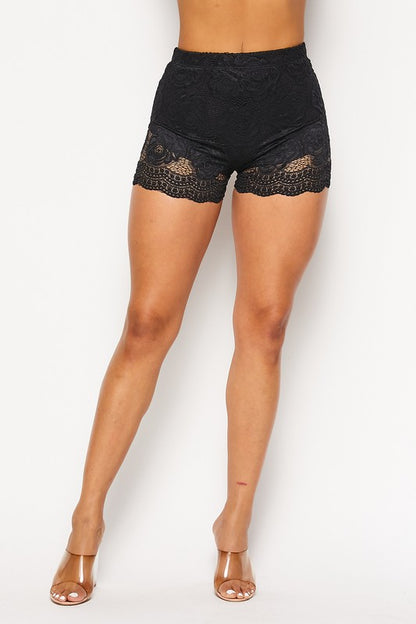 Pearl Edge Lace Shorts - HOTTEST TREND! 🔥 - Lilah Style